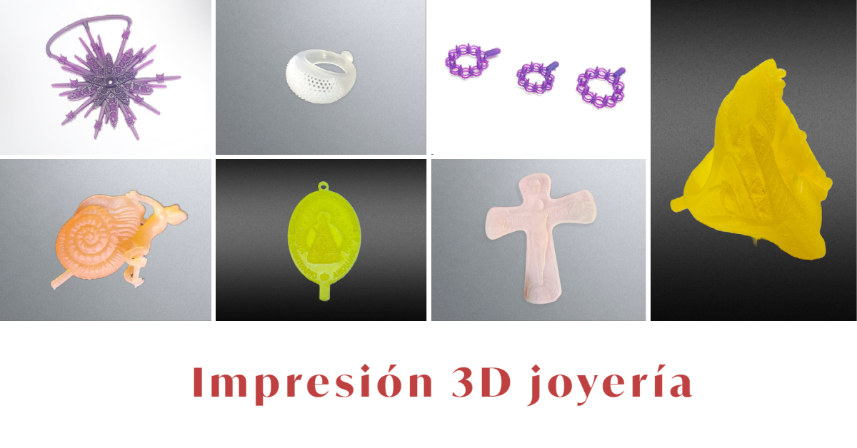 Prototipos de diseño 3D de Joyería
